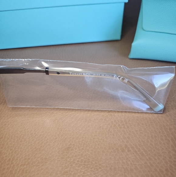 Tiffany & Co. Beige Irregular Sunglasses NWT - Picture 12 of 12